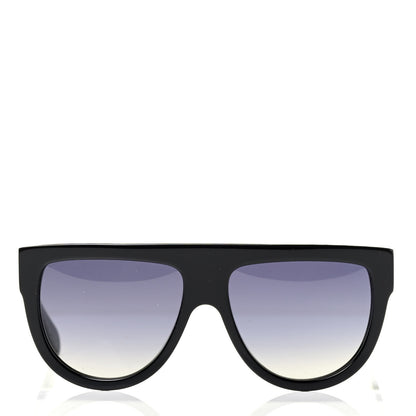 Celine Acetate Aviator Polarized Sunglasses CL 40001 Black 2 of 5