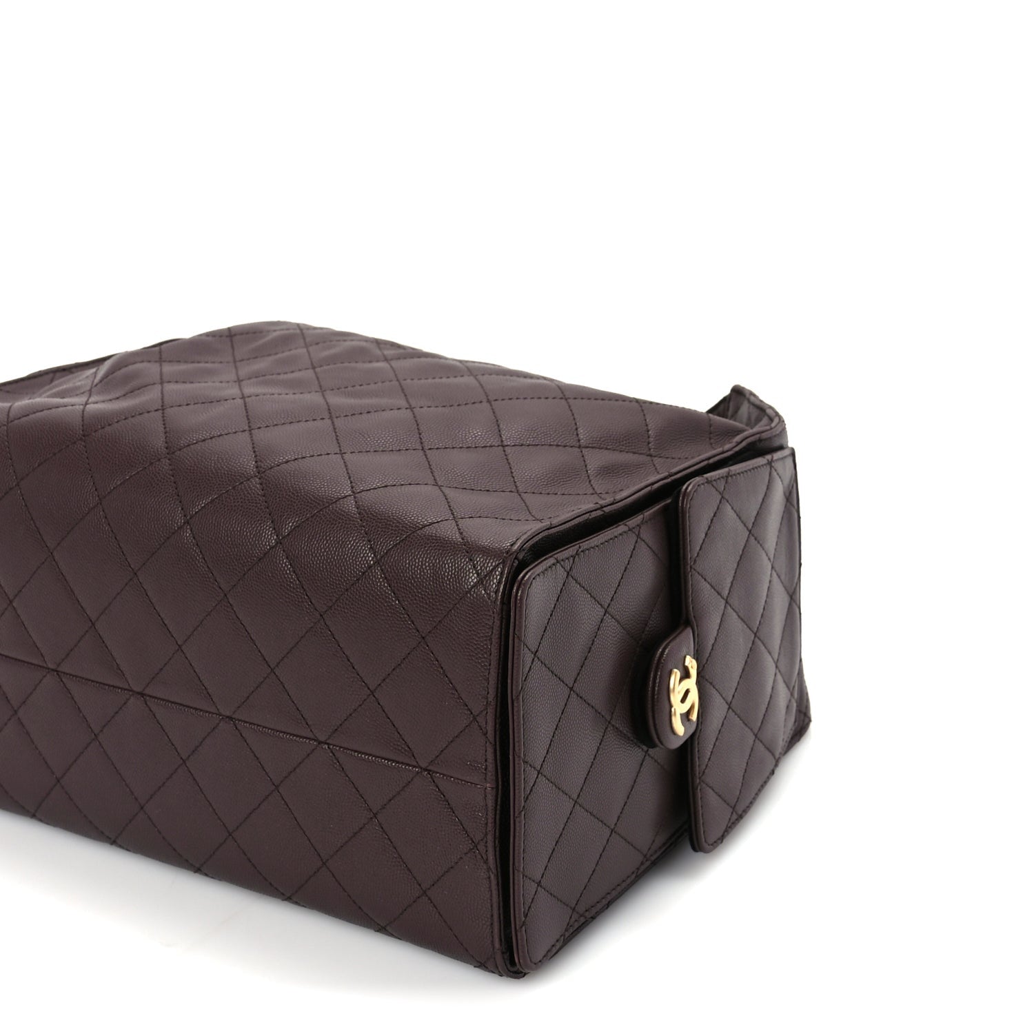 Chanel Caviar Quilted Medium  25 Handbag Dark Brown 9 of 9