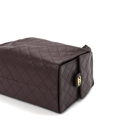 Chanel Caviar Quilted Medium  25 Handbag Dark Brown 9 of 9