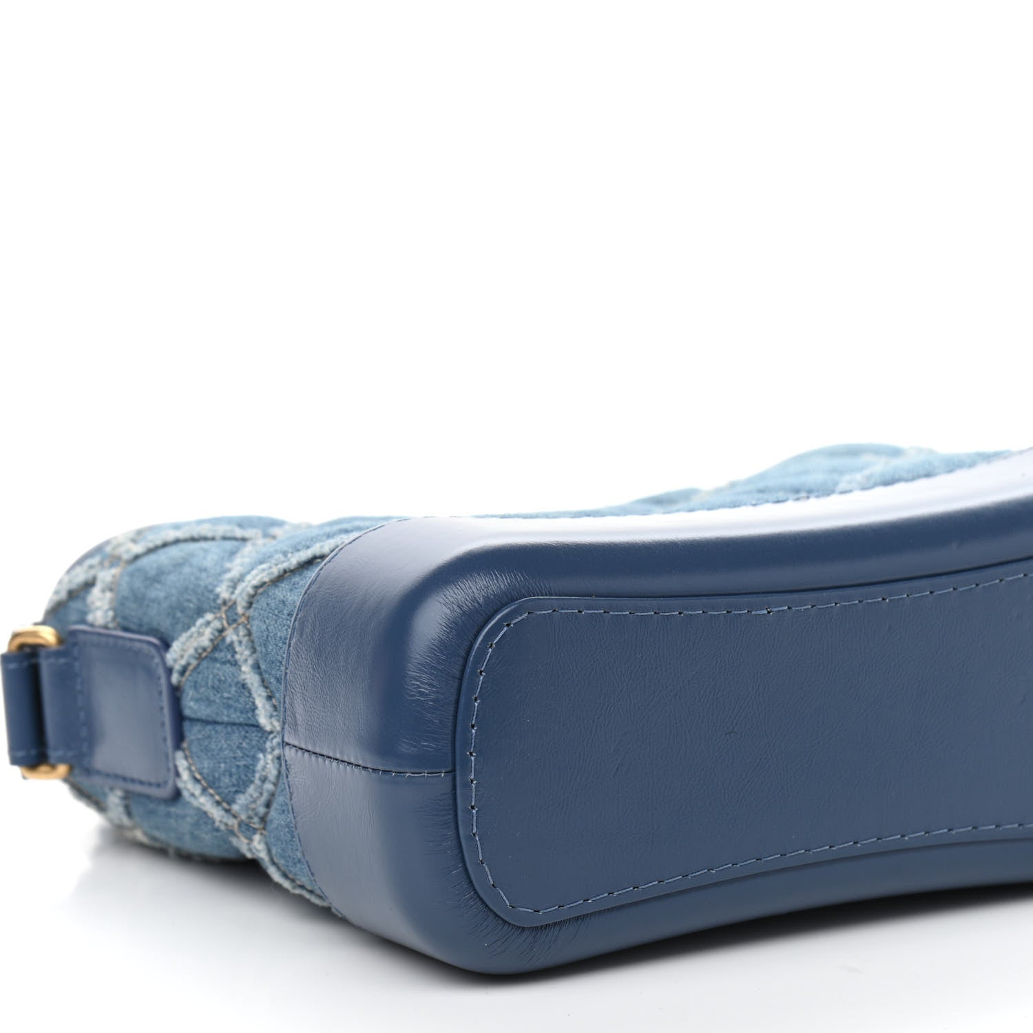 Chanel Denim Calfskin Small Gabrielle Hobo Blue 9 of 11