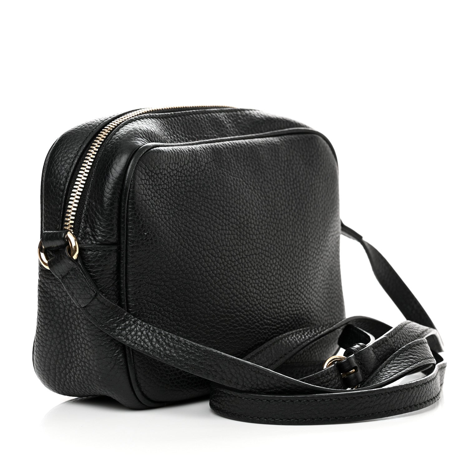 Gucci Pebbled Calfskin Small Soho Disco Bag Black 3 of 15