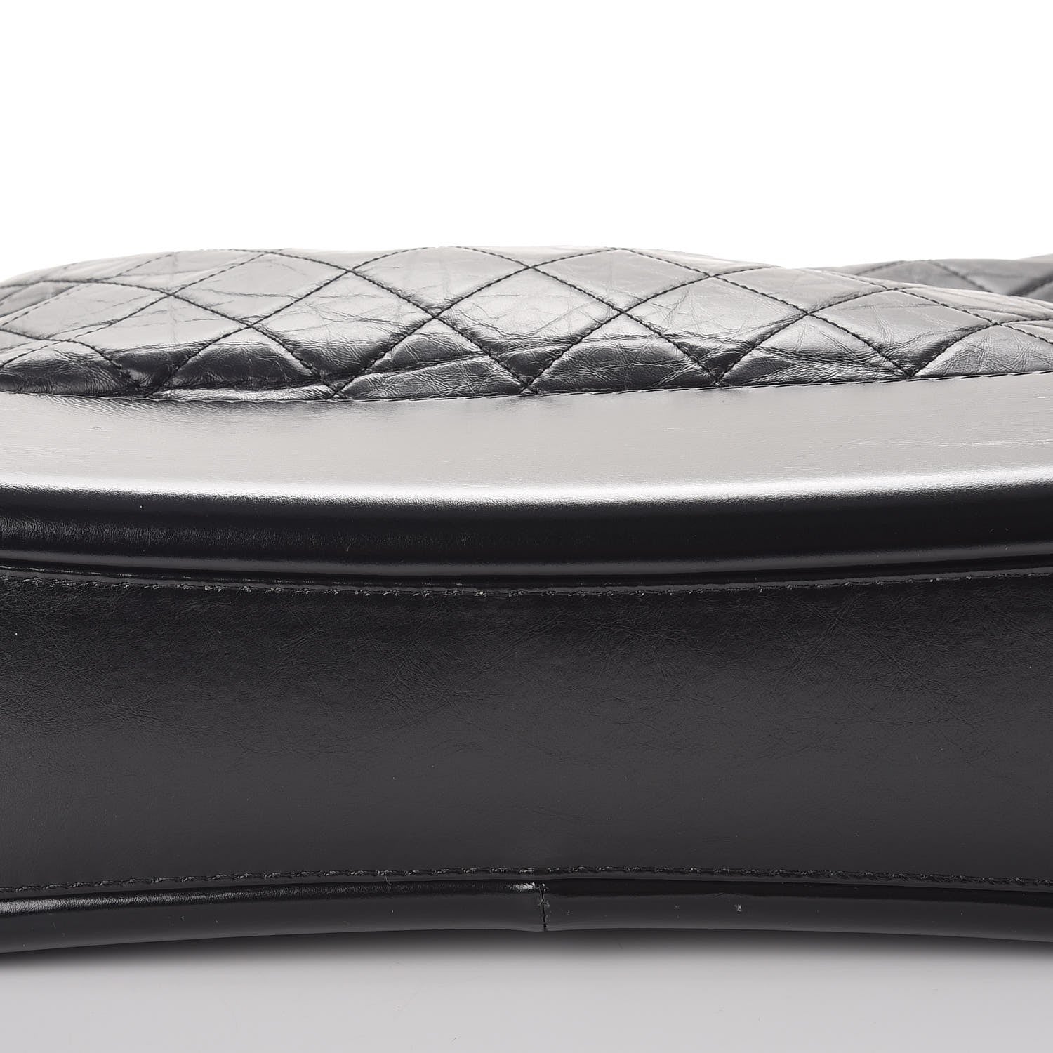 Chanel Aged Calfskin Quilted Large Gabrielle Hobo Black 9 of 11