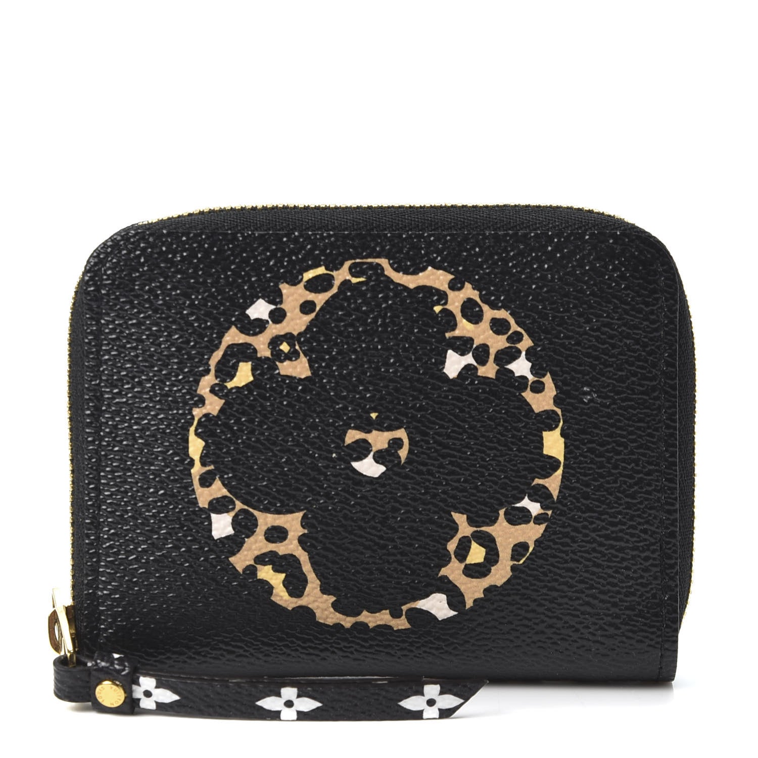 Louis Vuitton Monogram Giant Jungle Zippy Coin Purse Black 1 of 9