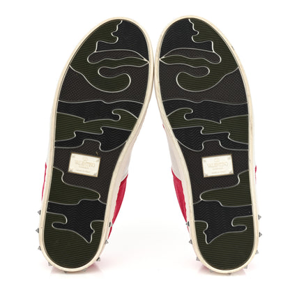 Valentino Garavani Suede Womens Flycrew Sneakers 36.5 Shadow Pink Optic White 6 of 13