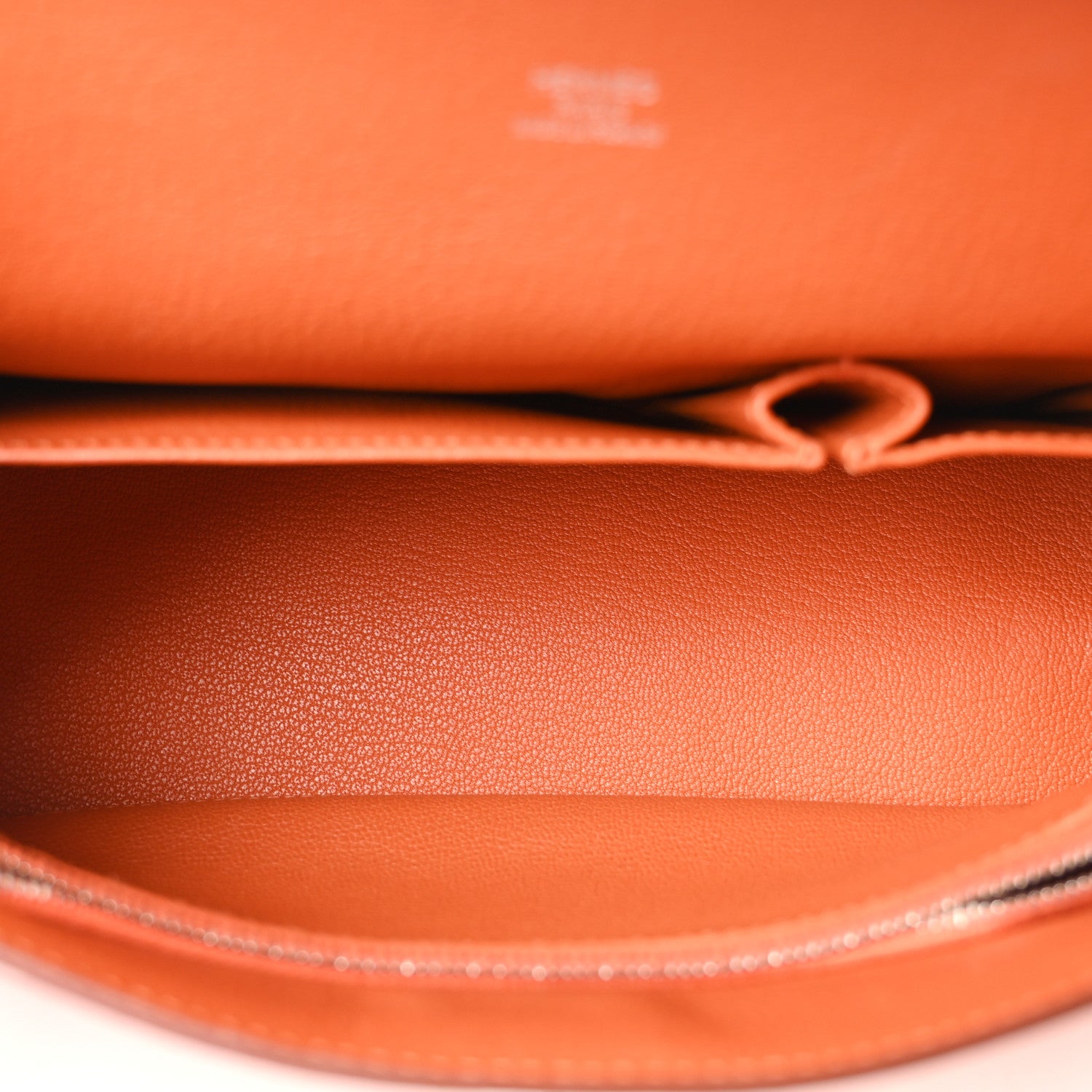 Hermes Taurillon Clemence Jypsiere 28 Orange 5 of 10
