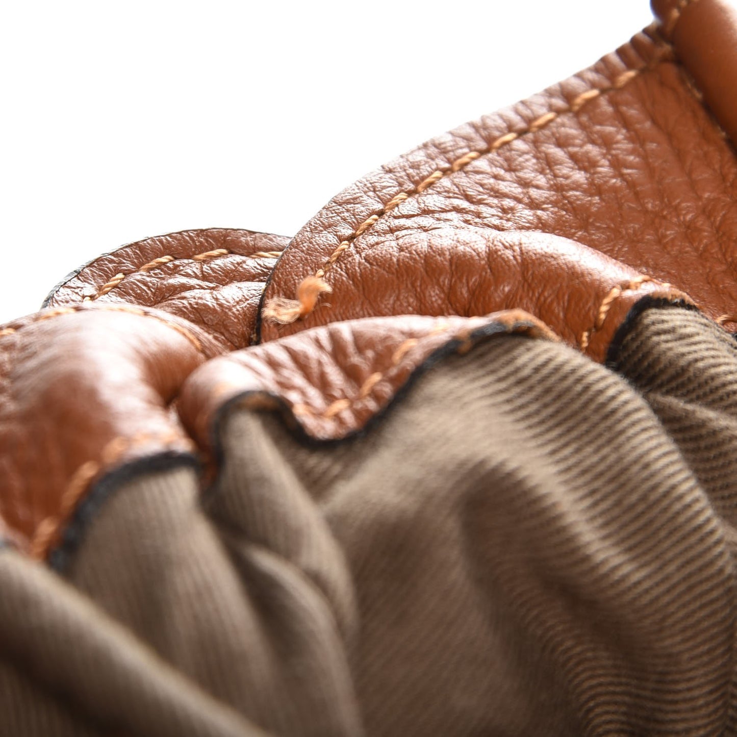 Calfskin Large Marcie Satchel Tan
