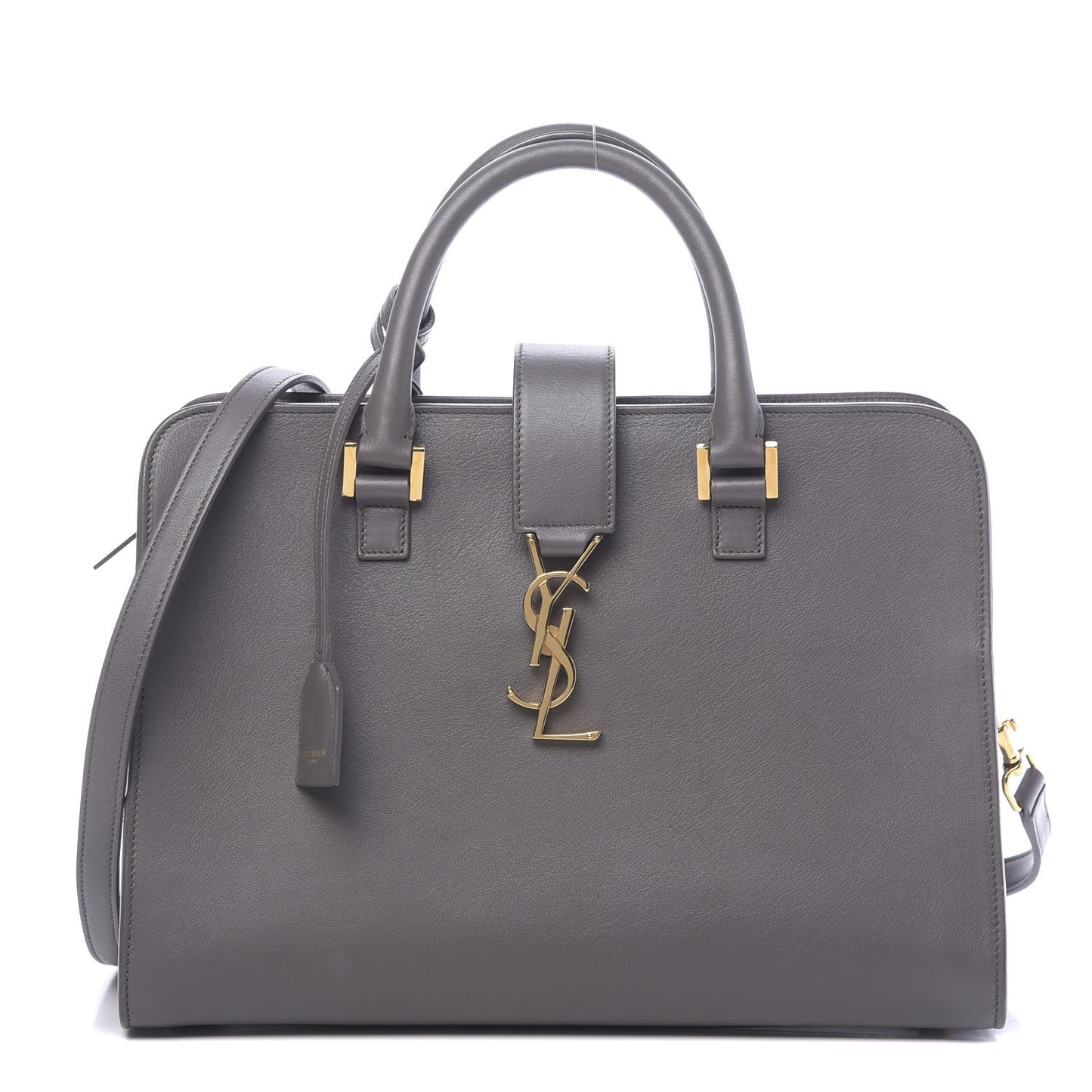 Calfskin Small Monogram Cabas Grey