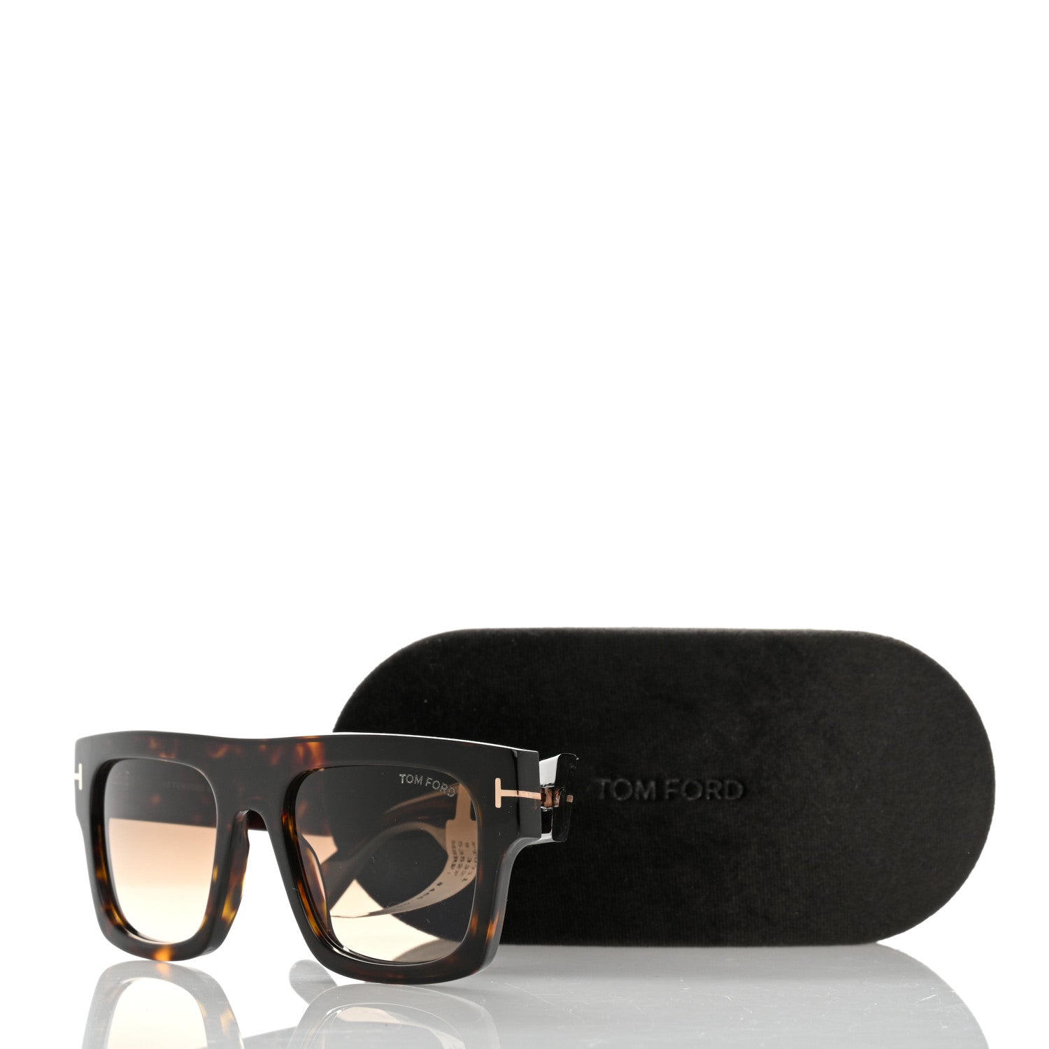Tom Ford Fausto Sunglasses TF711 Tortoise 9 of 9