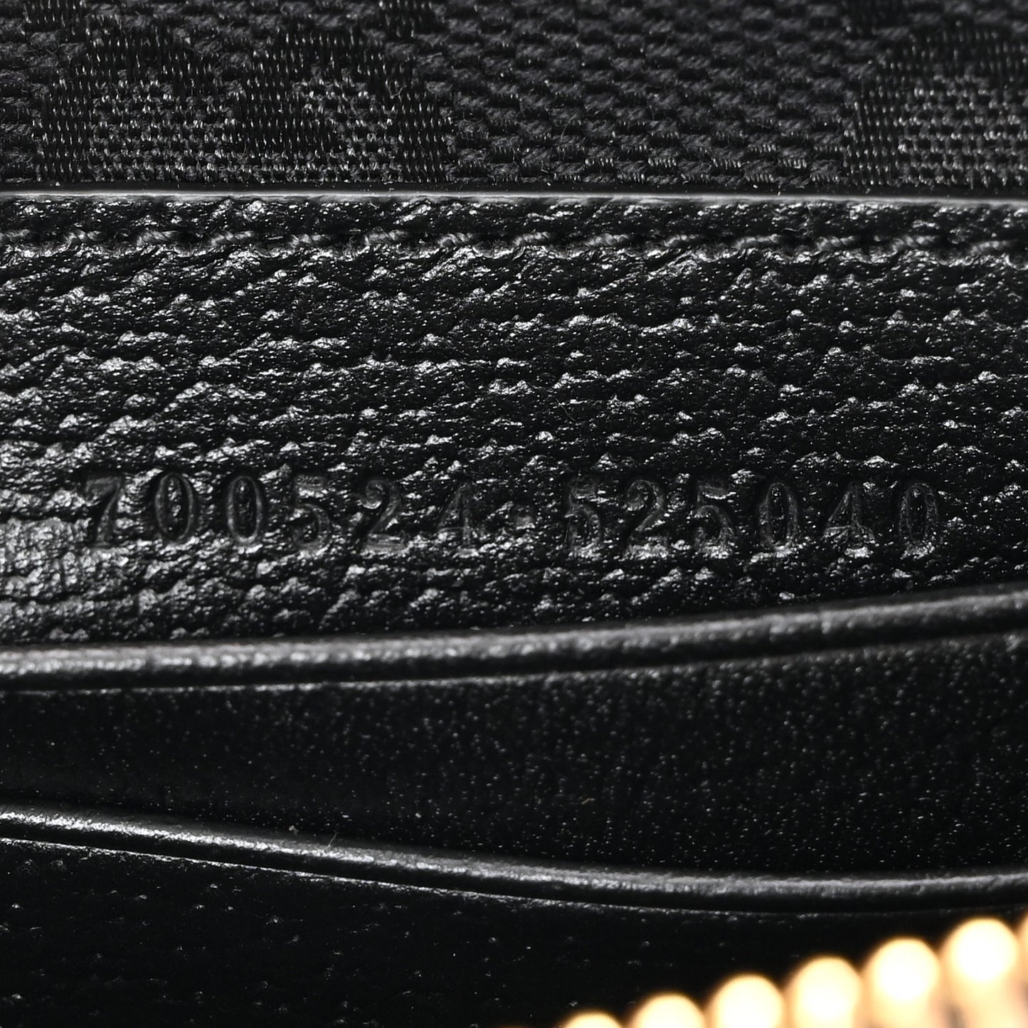 Calfskin Horsebit 1955 Wristlet Pouch Black