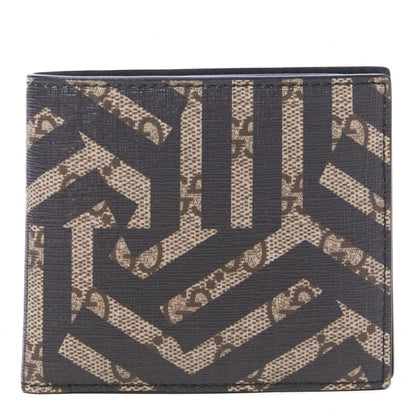 Gucci GG Supreme Monogram Caleido Compact Wallet Black 1 of 8