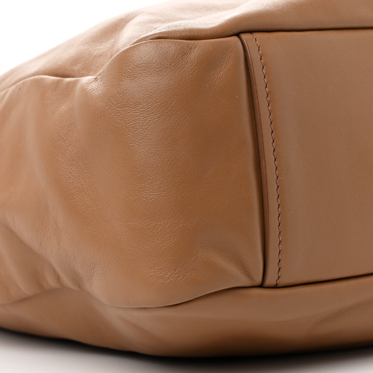Soft Calf Chain Hobo Caramel