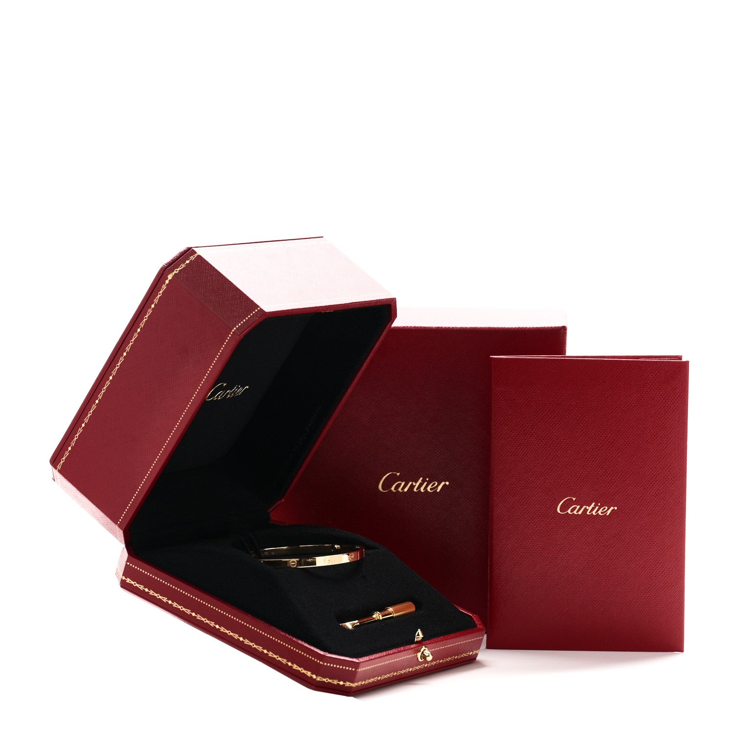 Cartier 18K Yellow Gold Small LOVE Bracelet 17 9 of 9