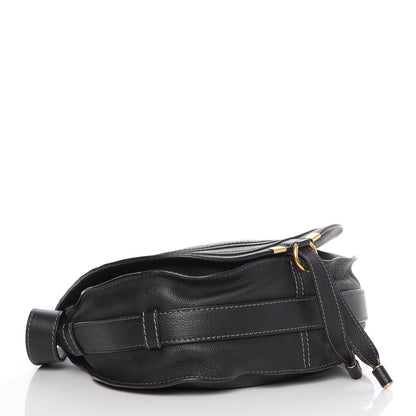 Chloe Calfskin Medium Marcie Round Crossbody Bag Black 3 of 8