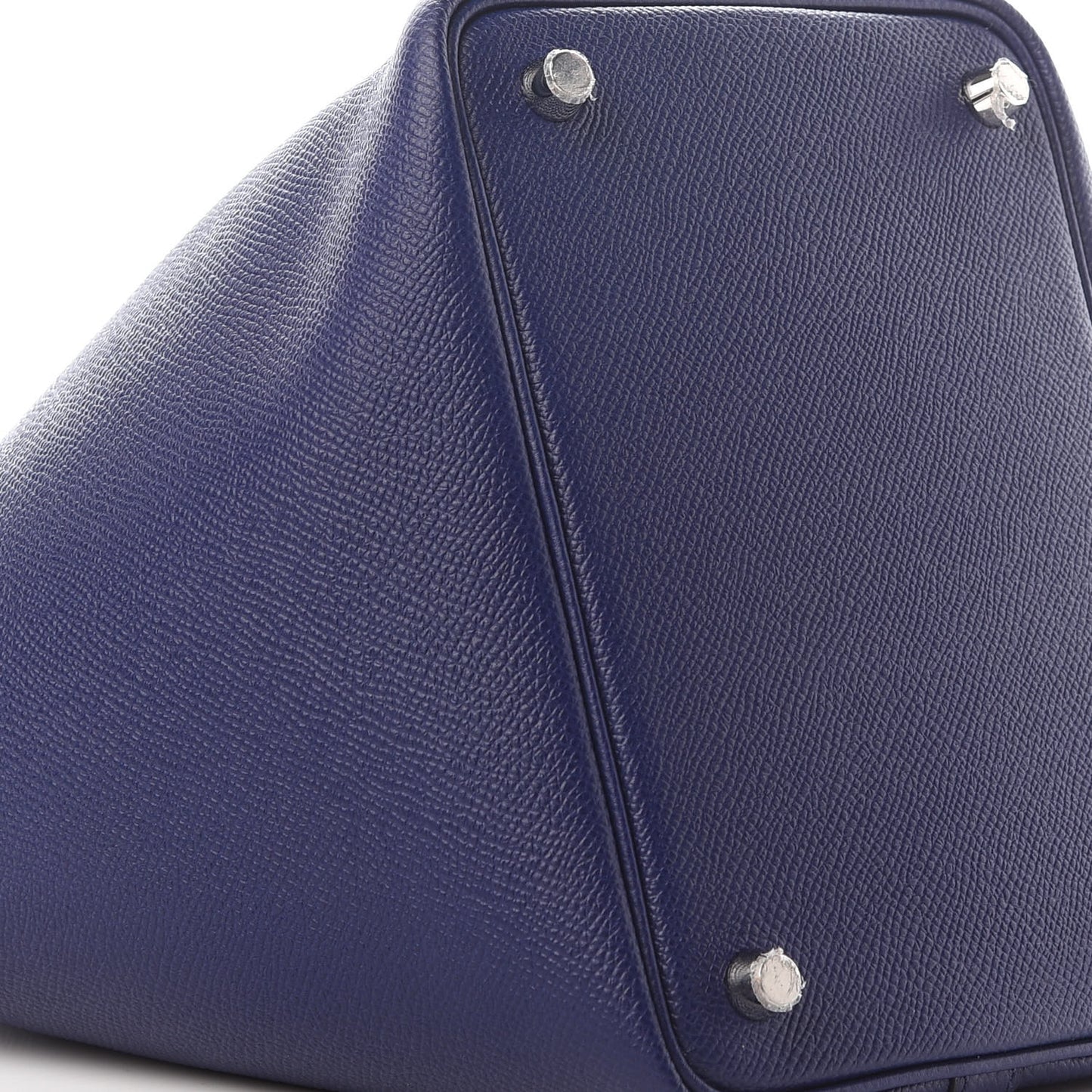 Epsom Tressage De Cuir Picotin Lock 18 PM Bleu Encre Brique Black