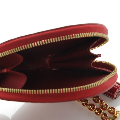 Louis Vuitton Vernis Animania Lapin Bunny Round Coin Purse Pomme D'Amour 5 of 6