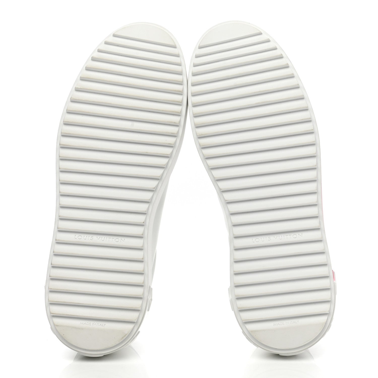 Louis Vuitton Monogram Time Out Sneakers 37.5 White Pink 5 of 10
