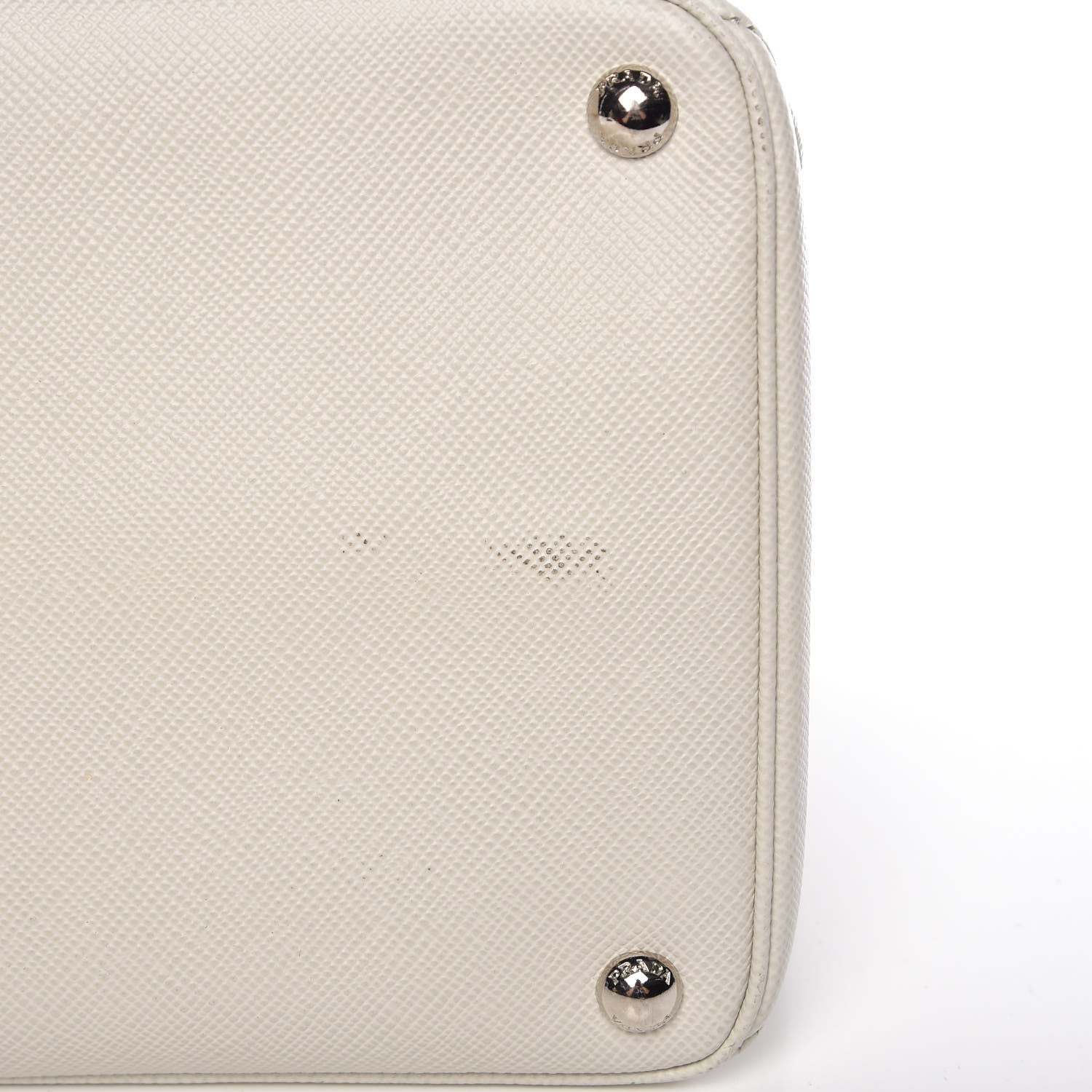Prada Saffiano Cuir Twin Tote Talco 11 of 12