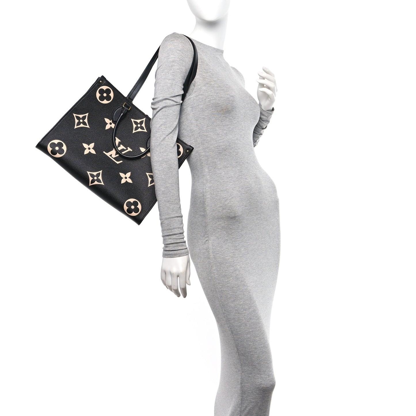 Empreinte Monogram Giant Onthego MM Black Beige