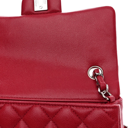 Chanel Caviar Quilted Mini Rectangular Flap Red 11 of 12
