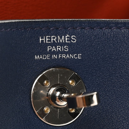 Hermes Swift Verso Mini Lindy 20 Bleu Navy Terre Battue 6 of 10
