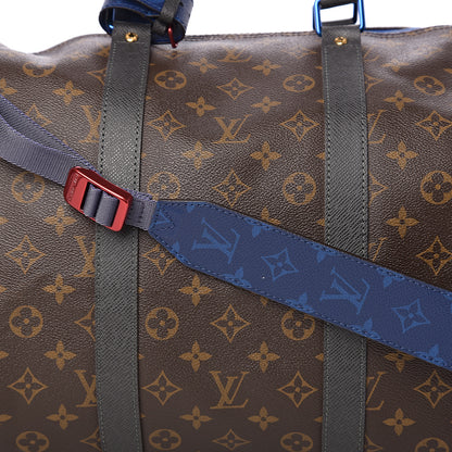 Louis Vuitton Monogram Taiga Outdoor Keepall Bandouliere 55 6 of 8