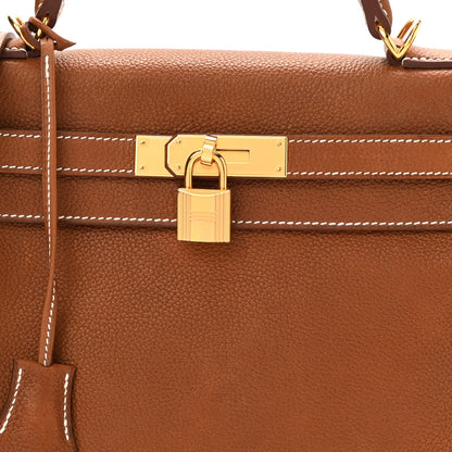 Hermes Barenia Faubourg Kelly Retourne 28 Fauve 8 of 11