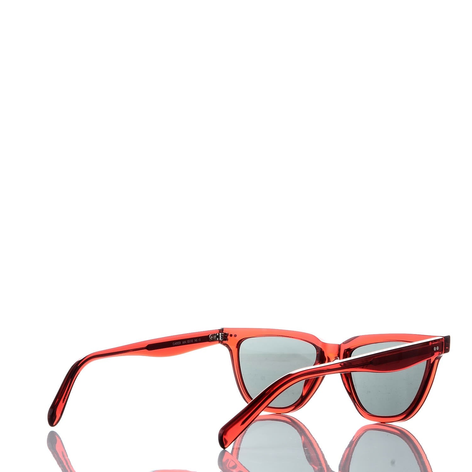 Celine Acetate Cat Eye Sunglasses CL40023I Red 4 of 7