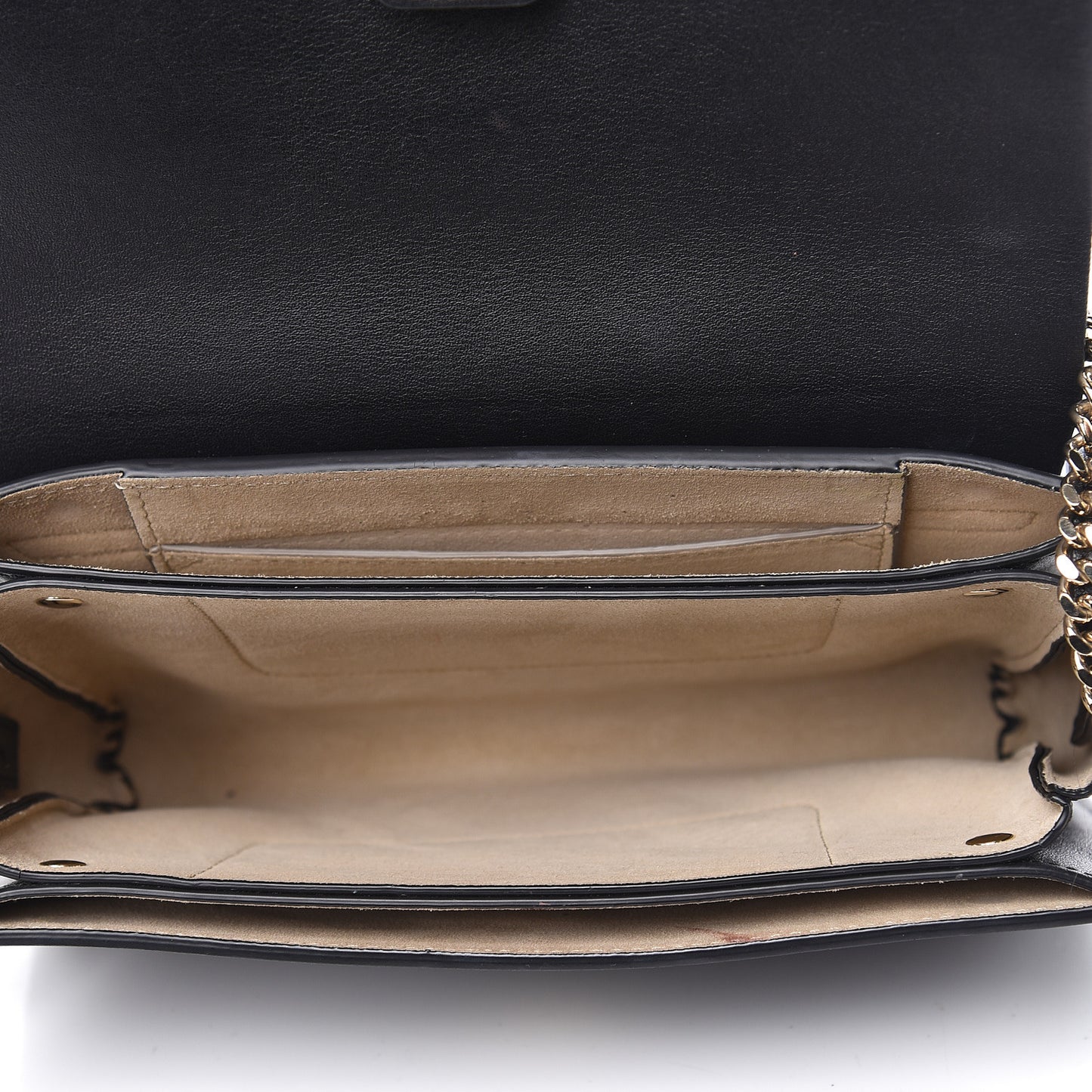Suede Calfskin Small Faye Shoulder Bag Black