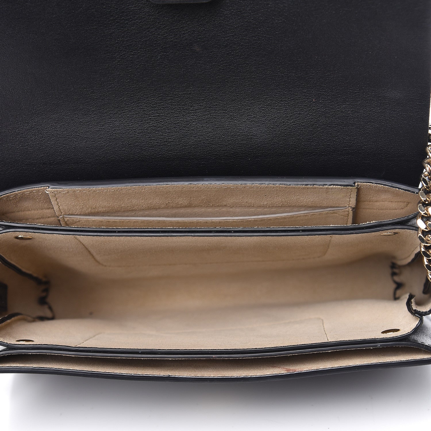 Chloe Suede Calfskin Small Faye Shoulder Bag Black 5 of 19