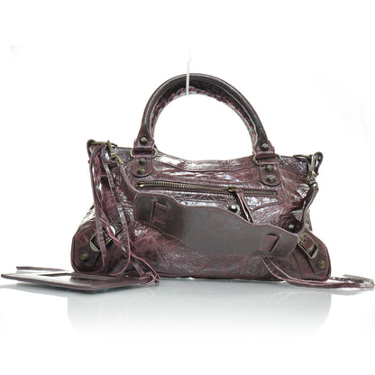 Balenciaga Chevre First Bordeaux 1 of 12
