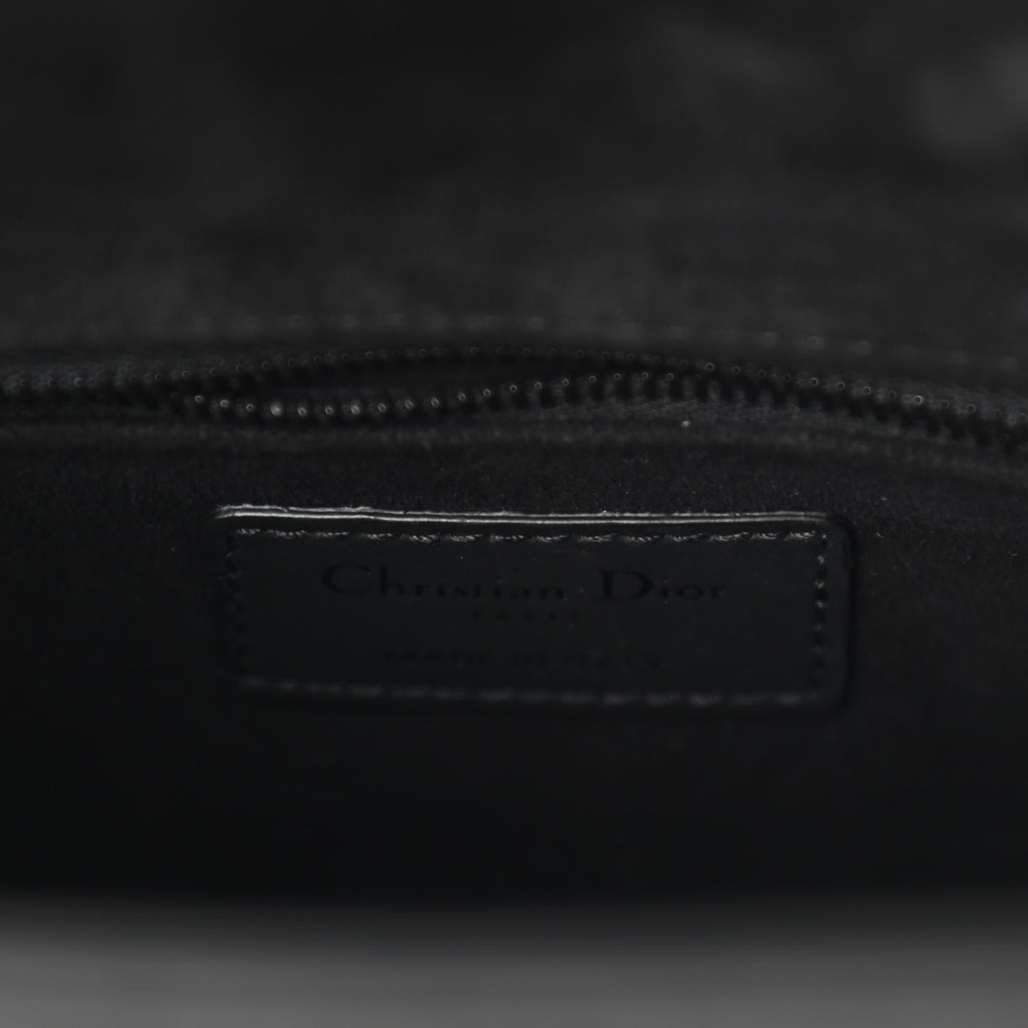 Ultra Matte Calfskin Cannage Small My ABCDior Lady Dior Black