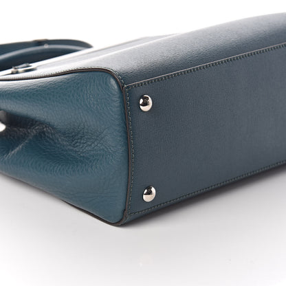 Fendi Vitello Elite Petite 2Jours Tote Oceano 8 of 9