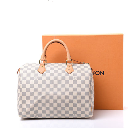 Louis Vuitton Damier Azur Speedy 30 12 of 12