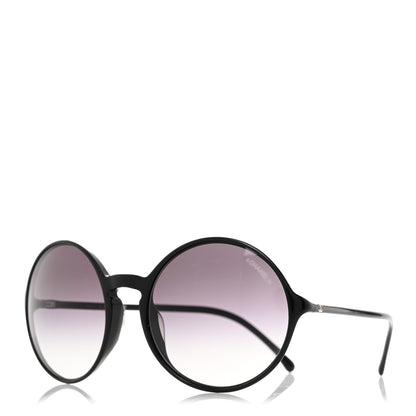 Chanel CC Round Spring Sunglasses 5279-A Black 1 of 8