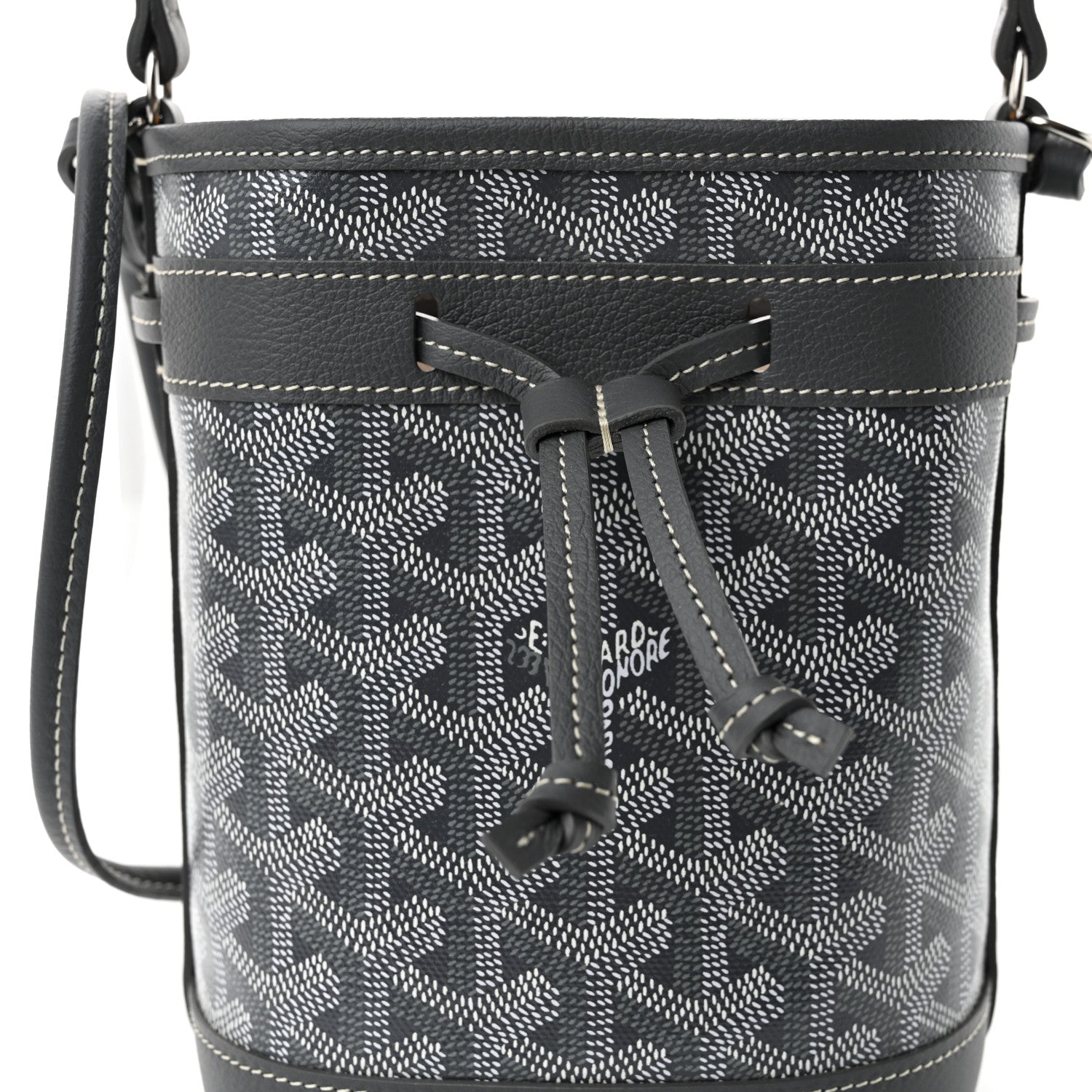 Goyard Goyardine Petit Flot Mini Bucket Bag Grey 8 of 10