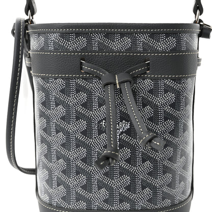 Goyard Goyardine Petit Flot Mini Bucket Bag Grey 8 of 10