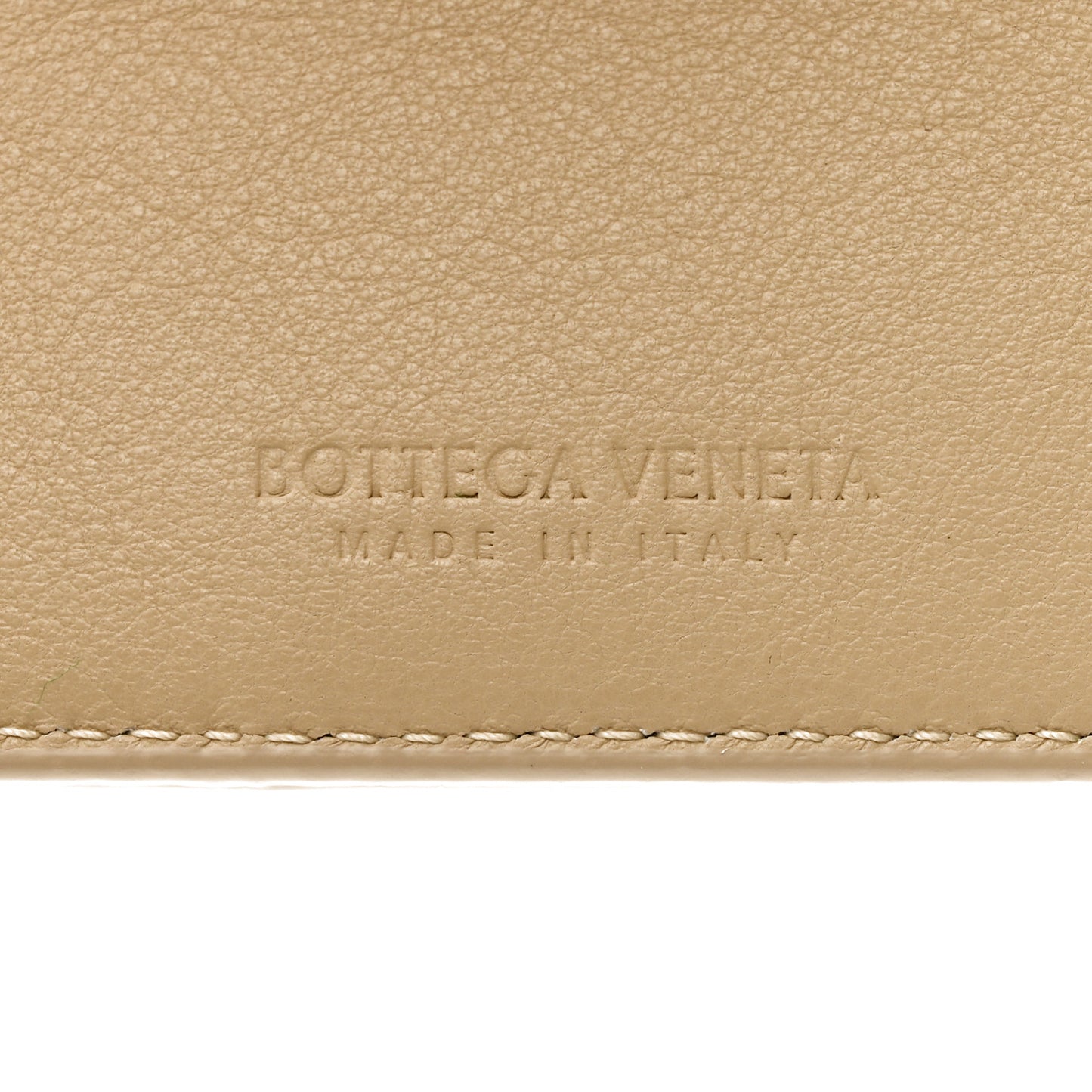 Nappa Maxi Intrecciato Bi-Fold Wallet Porridge