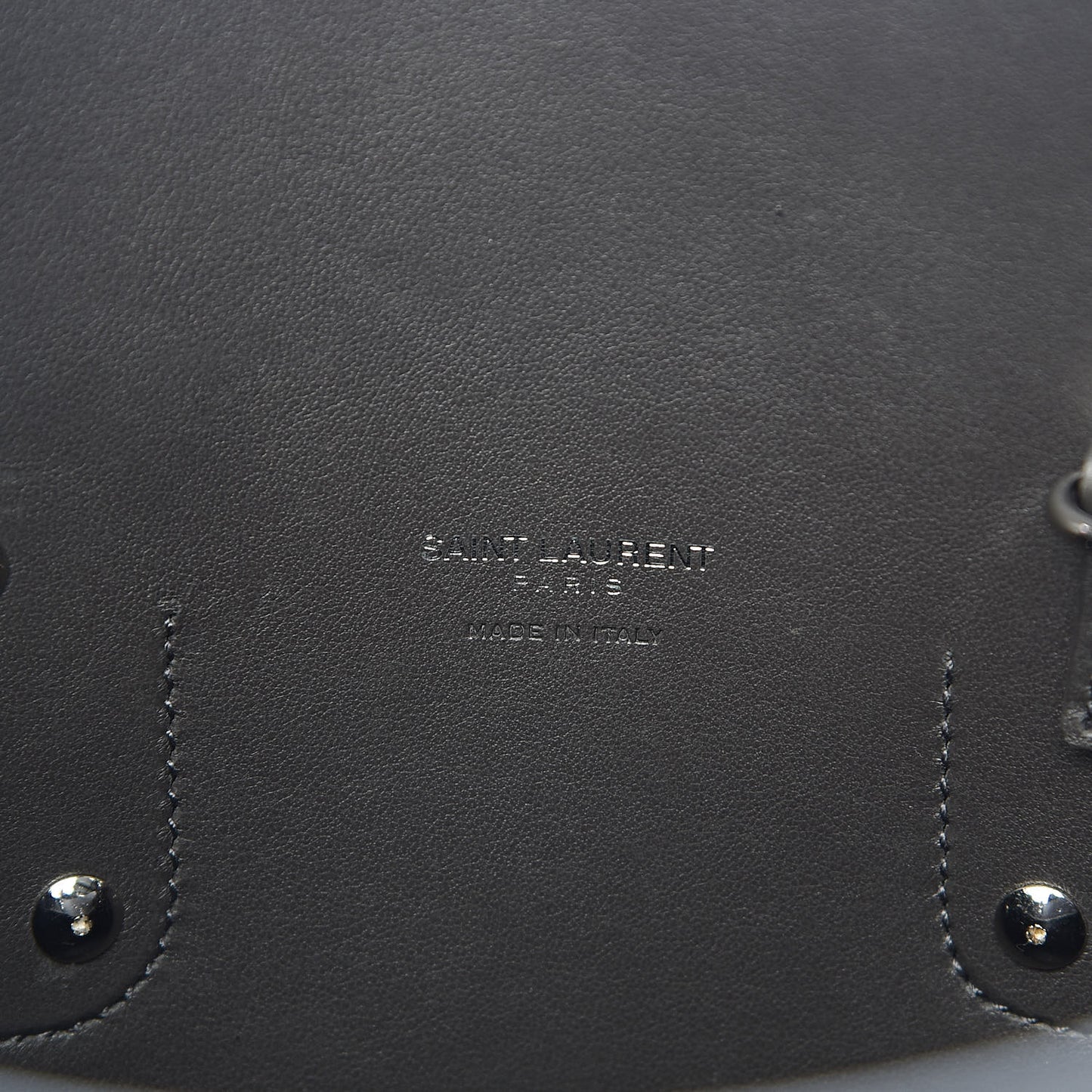Grained Calfskin Small Sac De Jour Coal