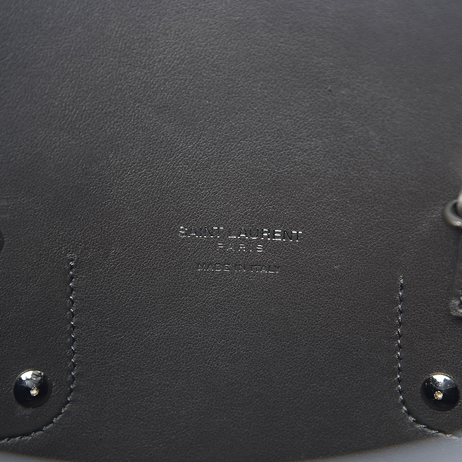 Saint Laurent Grained Calfskin Small Sac De Jour Coal 6 of 11
