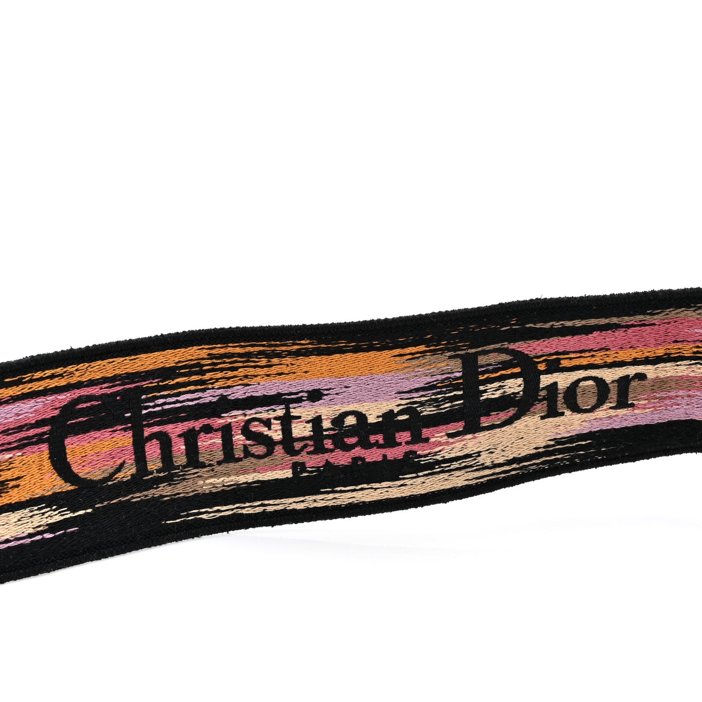 Canvas Embroidered Jardin D'Hive Shoulder Strap Black Multicolor