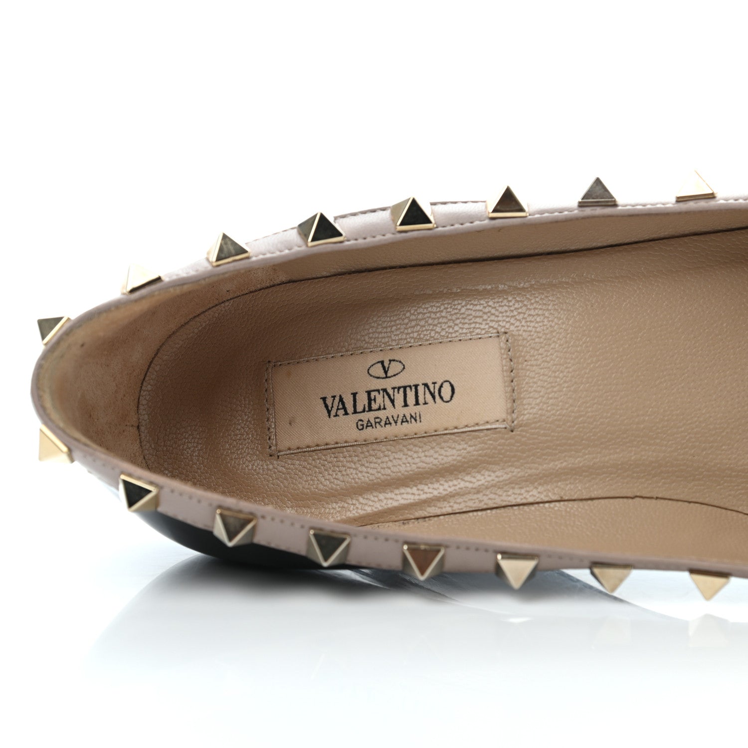 Valentino Garavani Patent Rockstud 70mm Wedges 37 Black Poudre 11 of 13