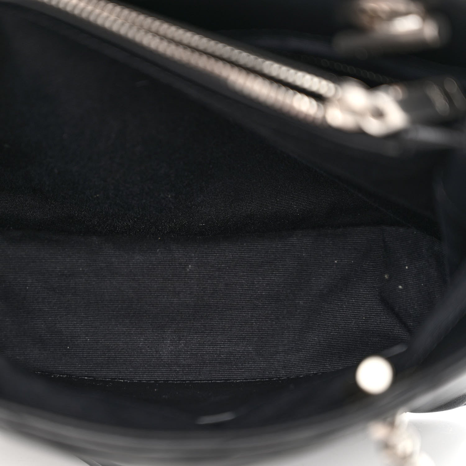 Saint Laurent Calfskin Y Quilted Monogram Small Loulou Shopper Black 5 of 11