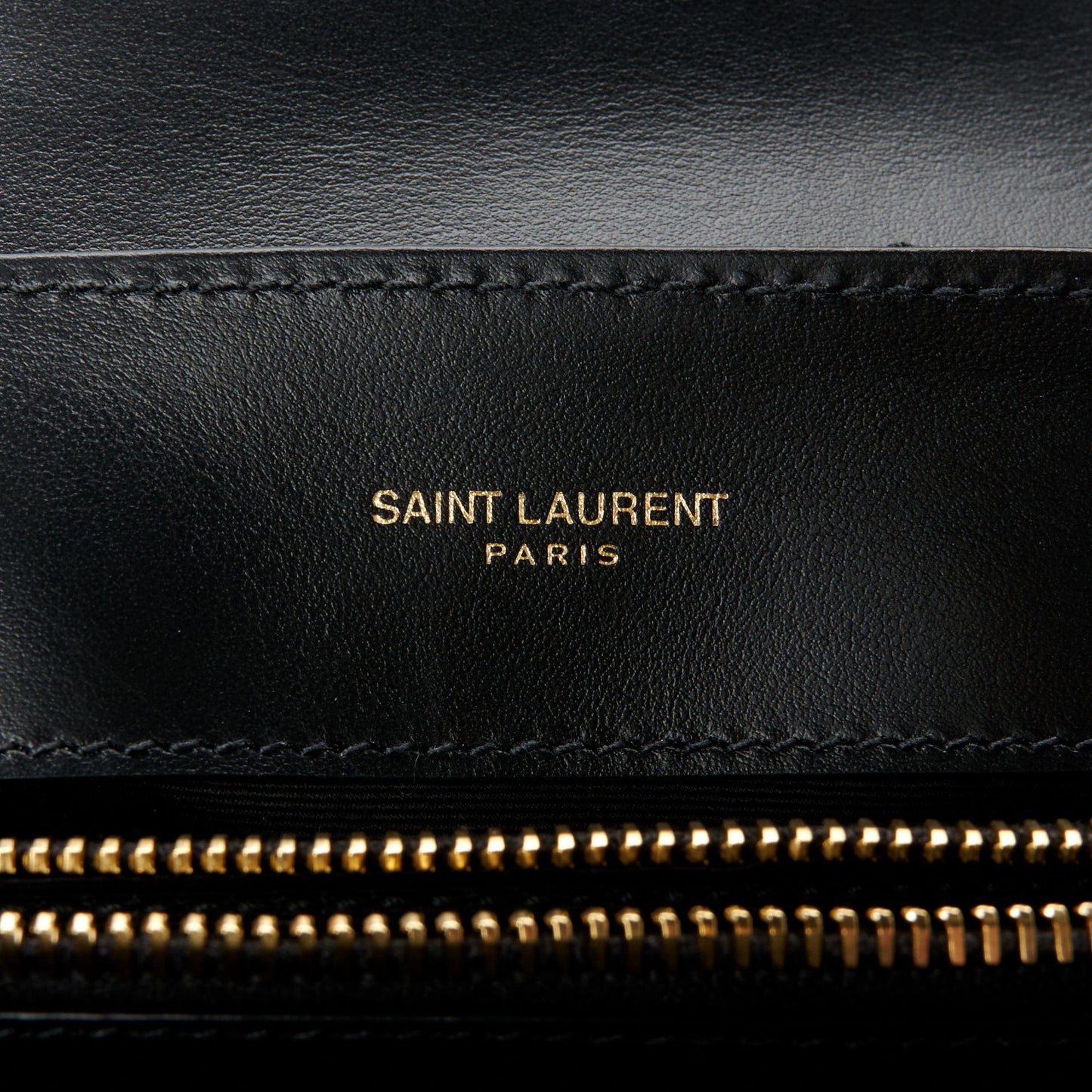 Calfskin Y Quilted Monogram Small Loulou Chain Satchel Black