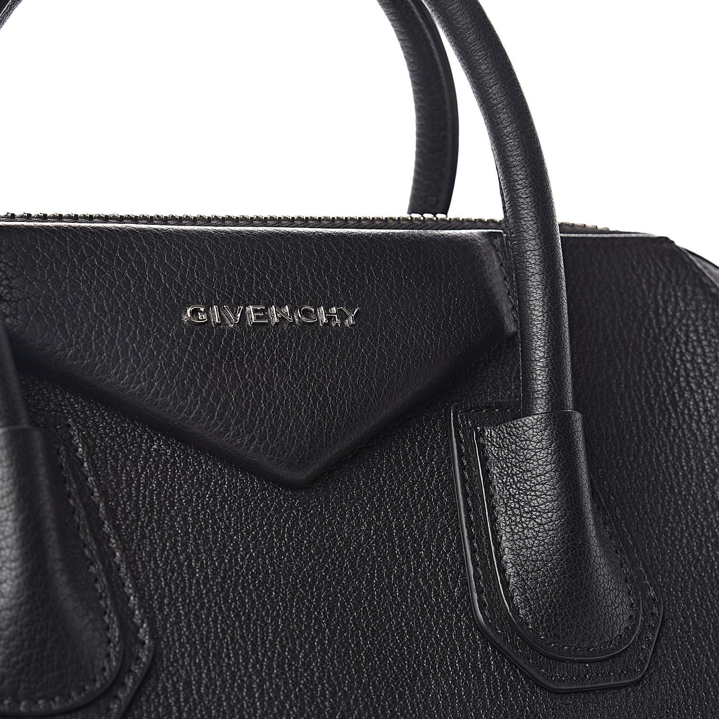 Sugar Goatskin Medium Antigona Black