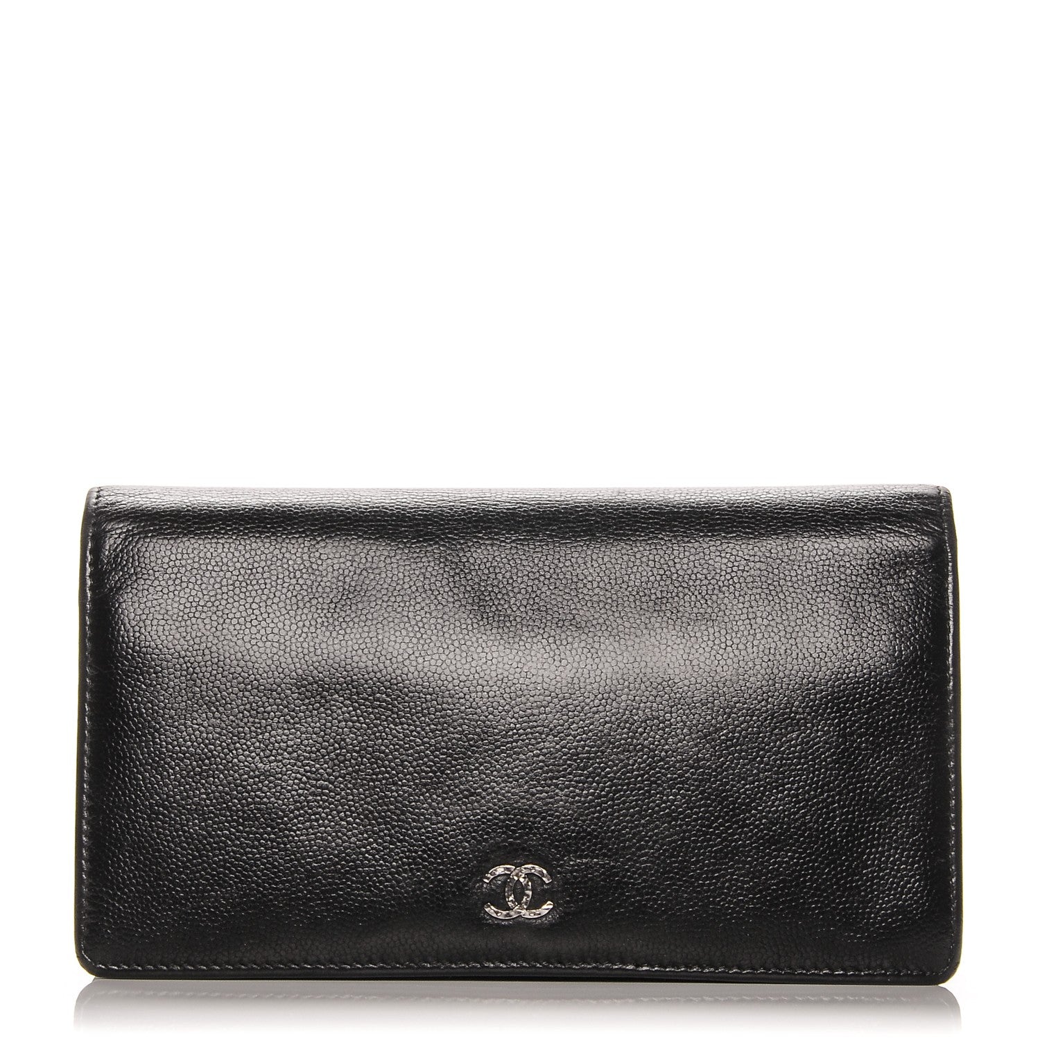 Chanel Caviar Sevruga Yen Wallet Black 1 of 8