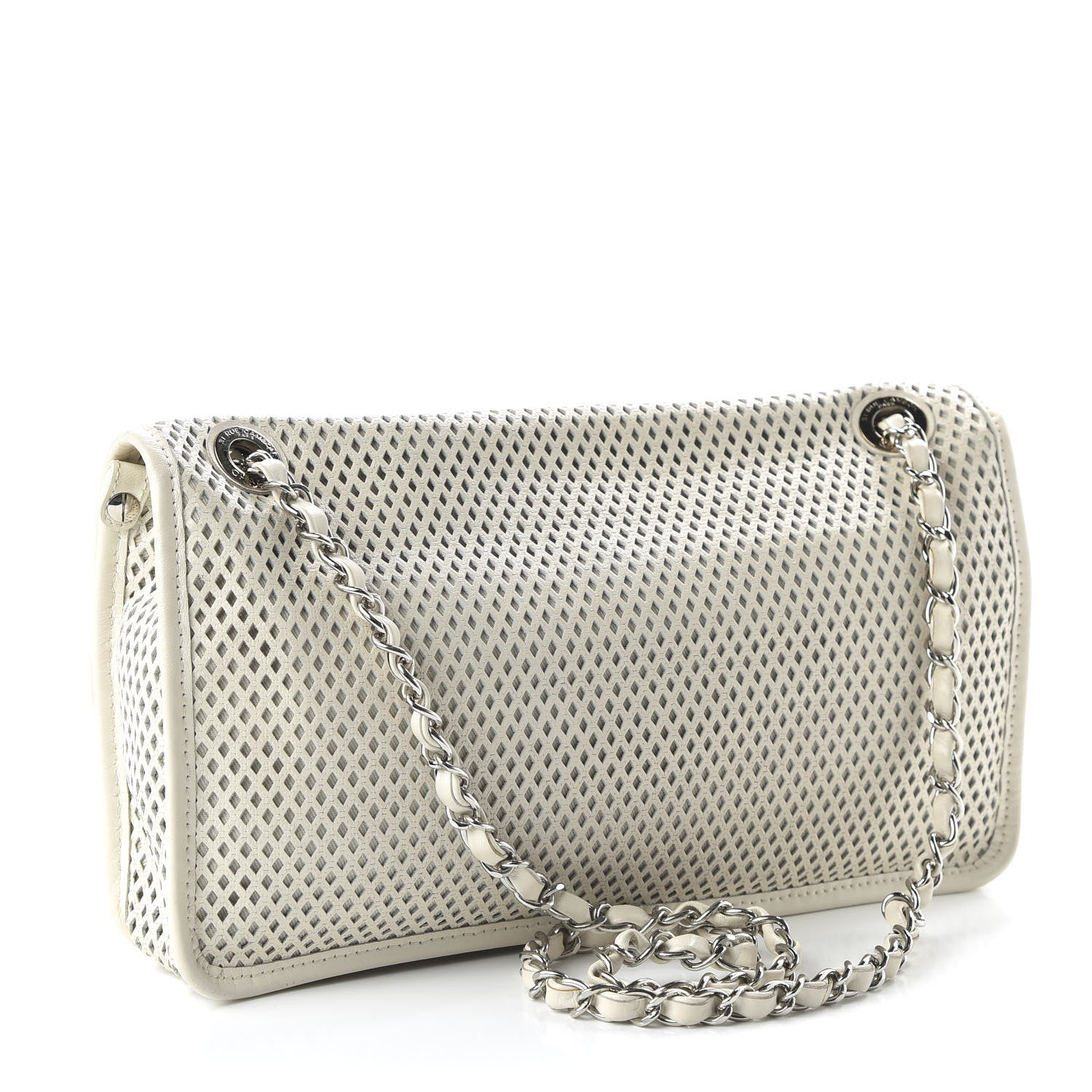 Chanel Perforated Calfskin Up In The Air Flap White 3 of 10