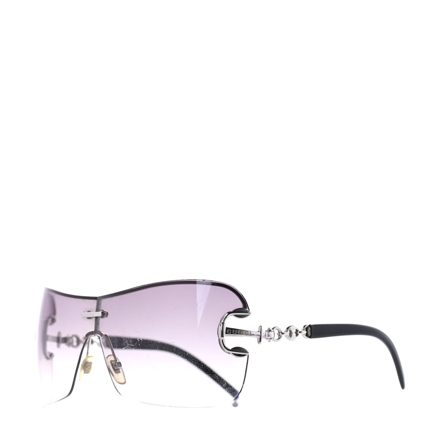Gucci Semi Rimless Marina Chain Sunglasses Purple 1 of 6