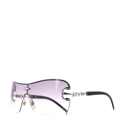 Gucci Semi Rimless Marina Chain Sunglasses Purple 1 of 6