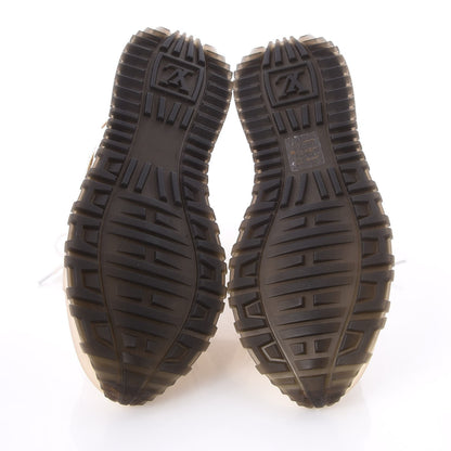 Louis Vuitton Metallic Patent Embossed Monogram Run Away Sneakers 37.5 Gold 5 of 8