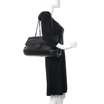 Chanel Lambskin Quilted Ritz Flap Bag Black 2 of 12